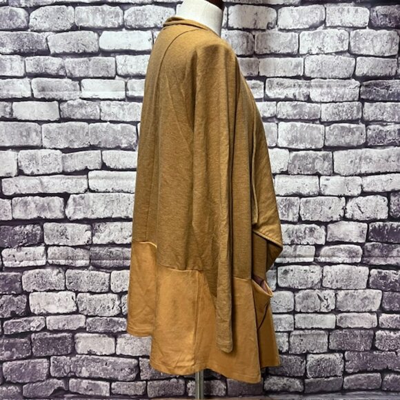 Logo Lounge Camel Colored Long Sleeve Jacket Size 1X - Picture 8 of 9